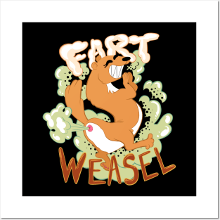 Fart Weasel Posters and Art